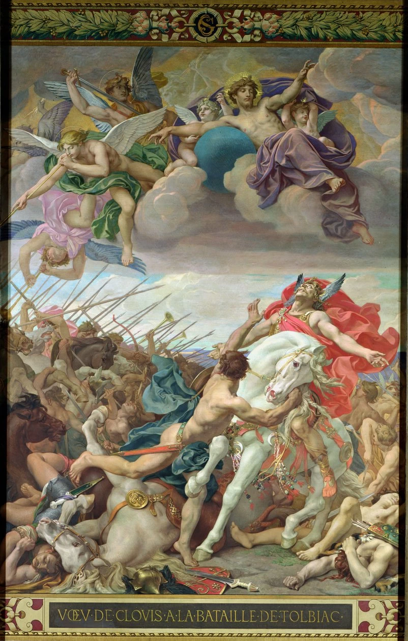 Pantheon - La battaglia di Tolbiac, dettaglio 6